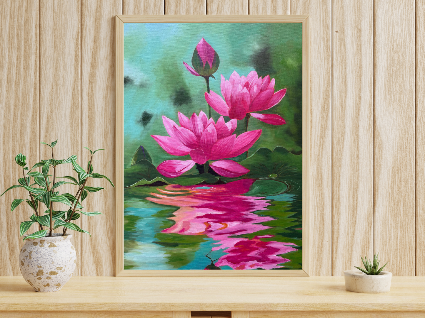 Lotus flower  Matte Paper Prints