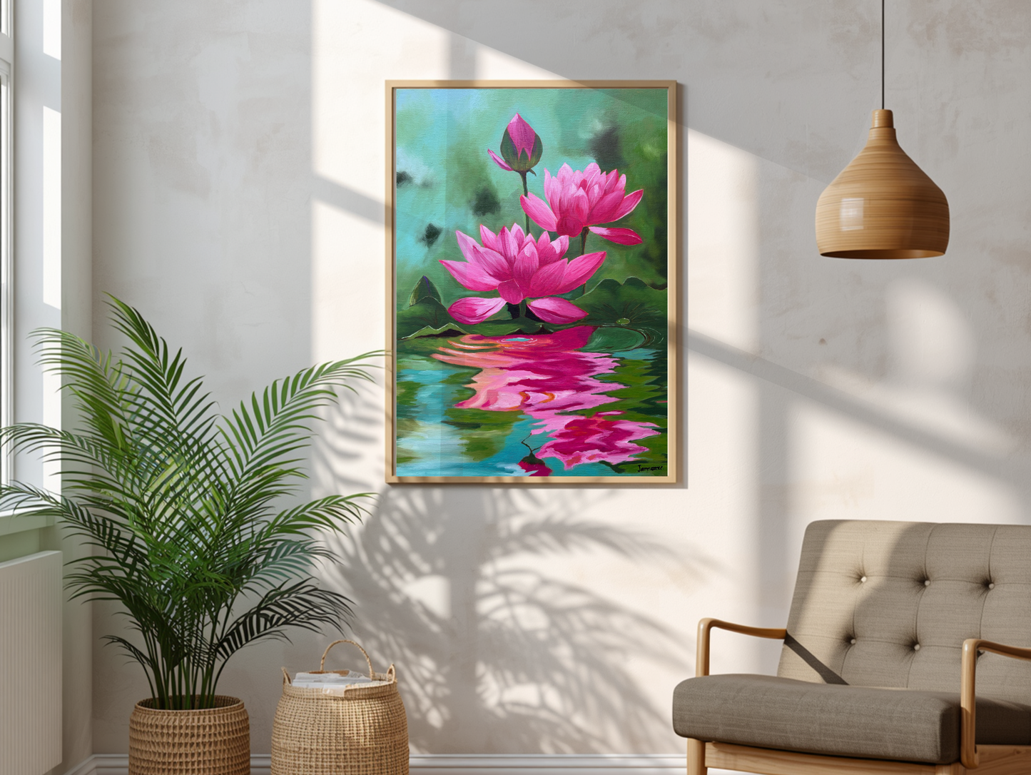 Lotus flower  Matte Paper Prints