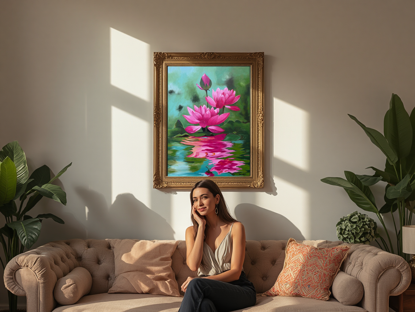 Lotus flower  Matte Paper Prints